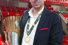 Joel Rocha fez a festa do título no Pavilhão da Luz 