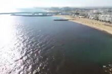 Maré vermelha na Quarteira