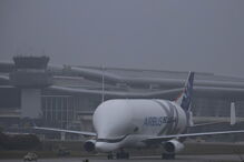Avião Airbus A330-743L, conhecido como Beluga XL	