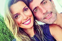 Maria Cerqueira Gomes e o namorado