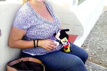 Marcela Alves é portadora da doença de Huntington 