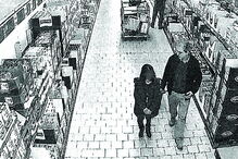 João Paulo foi filmado com a filha no supermercado momentos antes do crime 