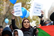 Marcha na Austrália em solidariedade pelas vítimas do regime