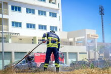 Moradores apagam incêndio no Bairro do Liceu em Setúbal 