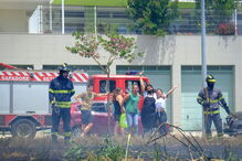 Moradores apagam incêndio no Bairro do Liceu em Setúbal 