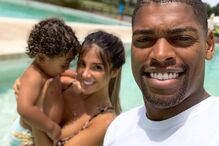 Ivan Cavaleiro, Andreia Filipa Nunes e o bebé Jaden