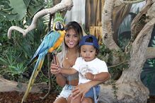Ivan Cavaleiro, Andreia Filipa Nunes e o bebé Jaden