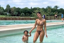 Ivan Cavaleiro, Andreia Filipa Nunes e o bebé Jaden