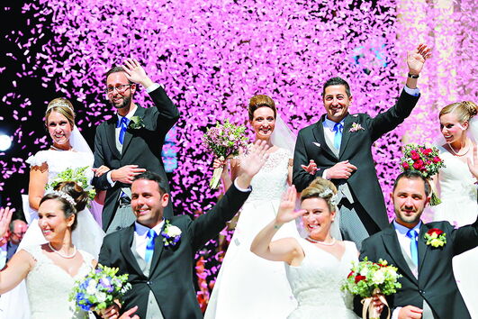 Santo António uniu dezasseis casais em Lisboa