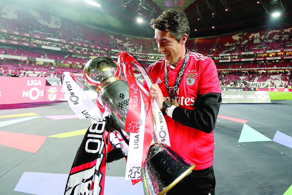 Bruno Lage pegou na equipa do Benfica à 16ª jornada da Liga e sagrou-se campeão nacional em pleno Estádio da Luz 