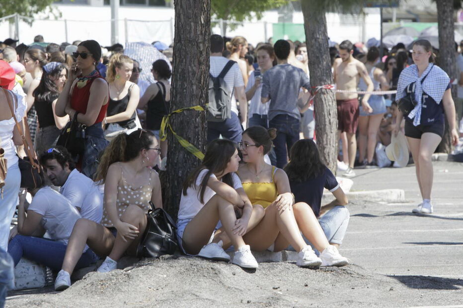 Fãs esperam concerto de Ed Sheeran