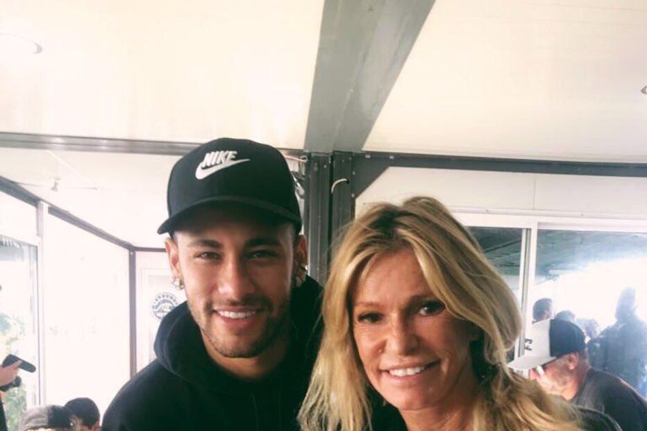 Neymar com Cinha Jardim