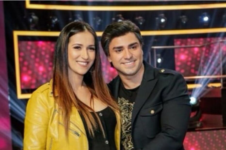 Leandro em 'A Tua Cara Não Me é Estranha' com a companheira, Doina