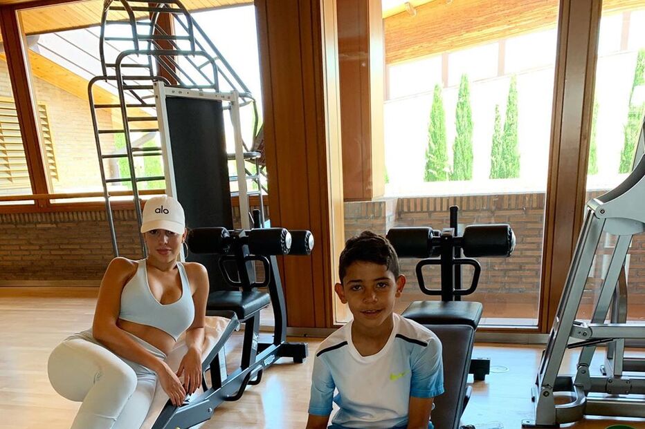 Georgina Rodriguez e Cristianinho 