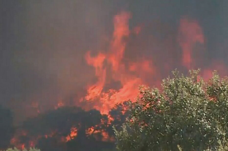 Incêndio no Alandroal