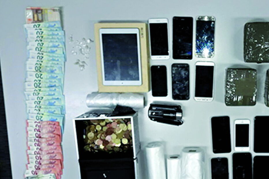 Material apreendido pela PJ