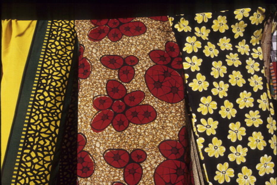 Tecido vendido em Moçambique