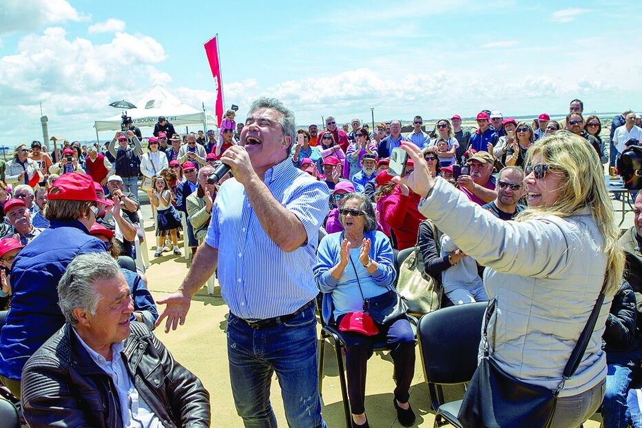 Toy durante atuação