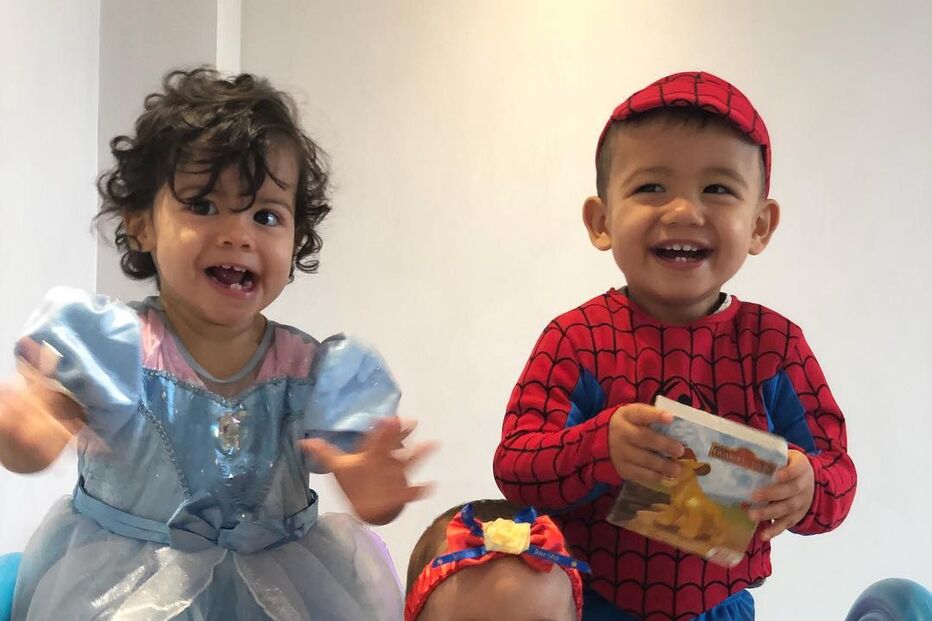 Eva, Mateo e Alana