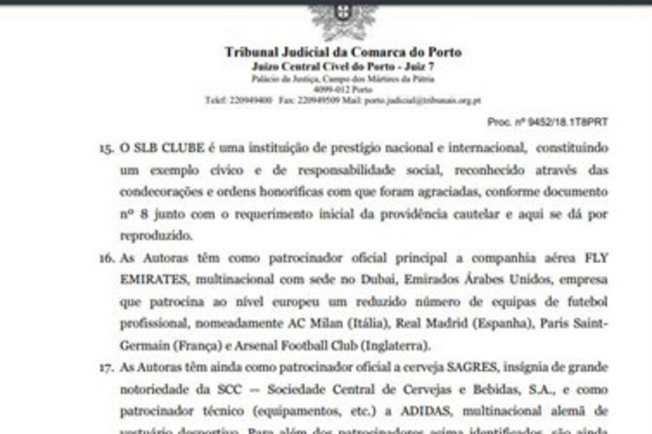 Leia o acórdão que condenou o FC Porto ao pagamento de dois milhões de euros no caso dos emails
