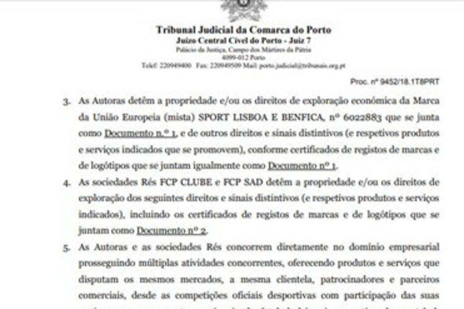 Leia o acórdão que condenou o FC Porto ao pagamento de dois milhões de euros no caso dos emails