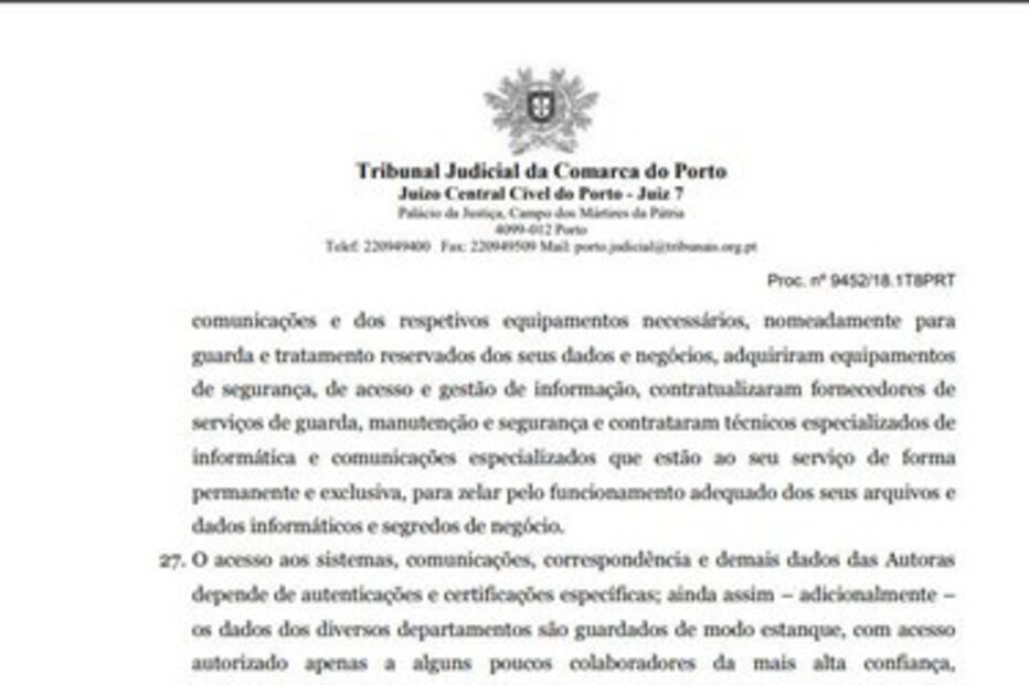 Leia o acórdão que condenou o FC Porto ao pagamento de dois milhões de euros no caso dos emails