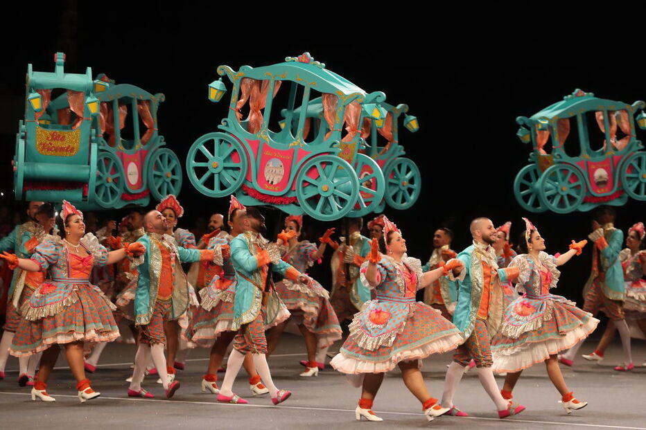 Desfile da marcha de São Vicente