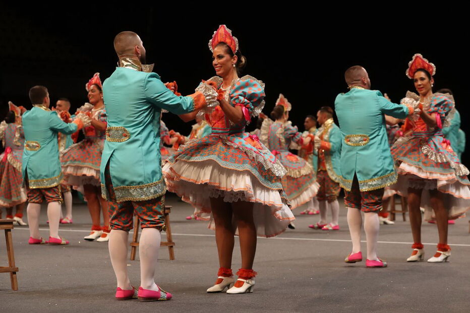 Desfile da marcha de São Vicente