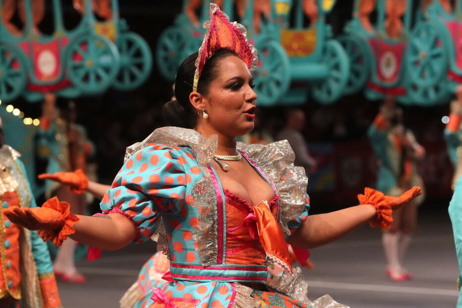 Desfile da marcha de São Vicente