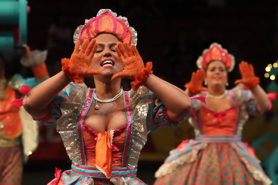 Desfile da marcha de São Vicente