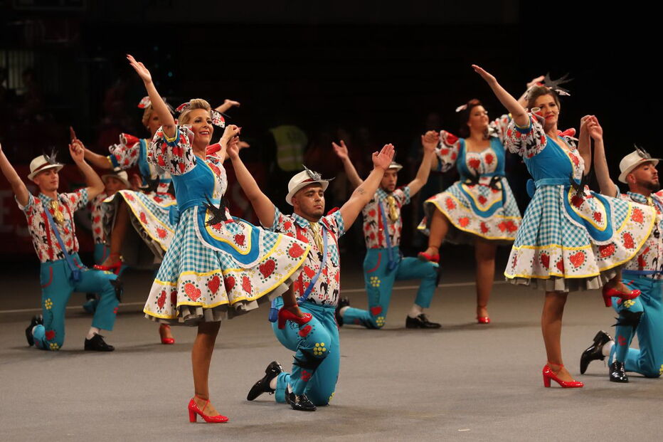 Desfile da marcha do Bairro da Boavista