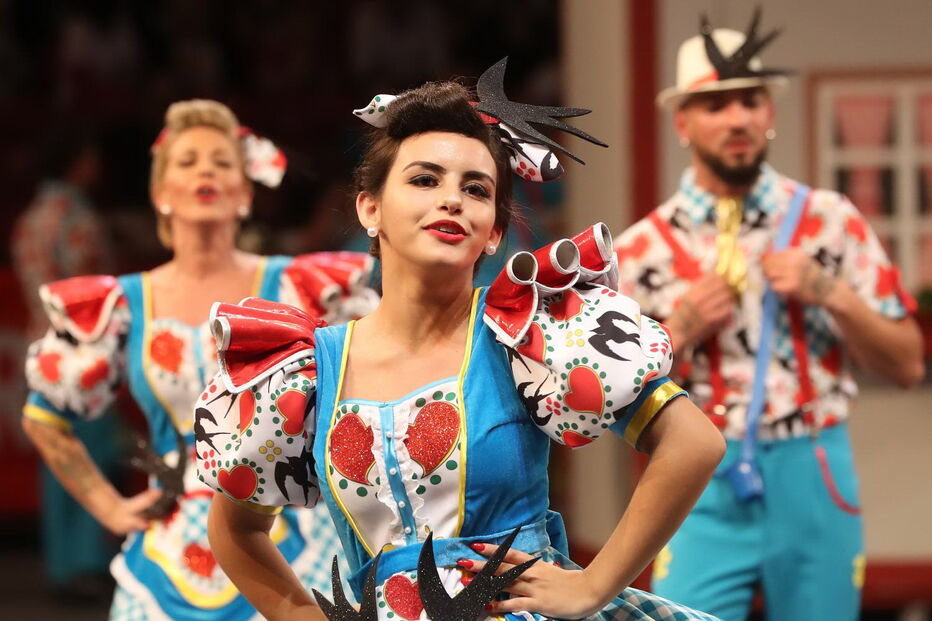 Desfile da marcha do Bairro da Boavista
