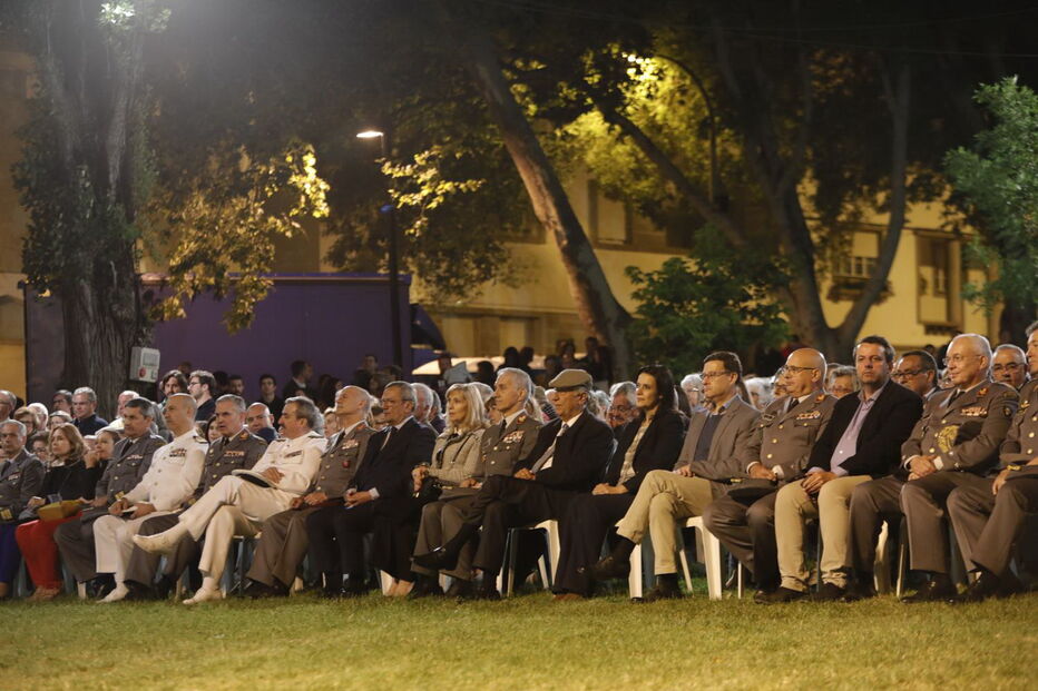 Marcelo assiste a concerto da banda do Exército nas comemorações do Dia de Portugal em Portalegre
