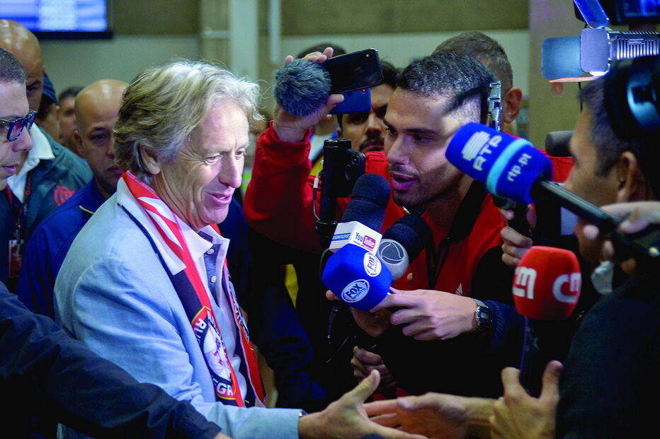 Treinador foi recebido com entusiasmo 