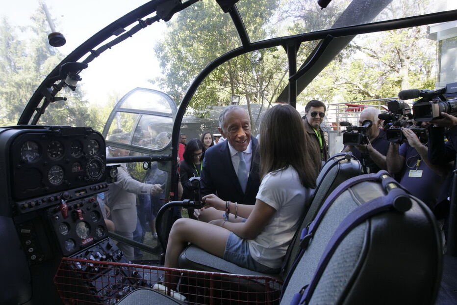 Presidente da República visitou ainda a exibição das atividades militares