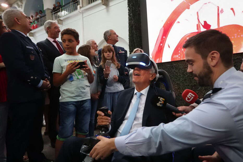 Marcelo explora as novas tecnologias na abertura das comemorações do 10 de junho