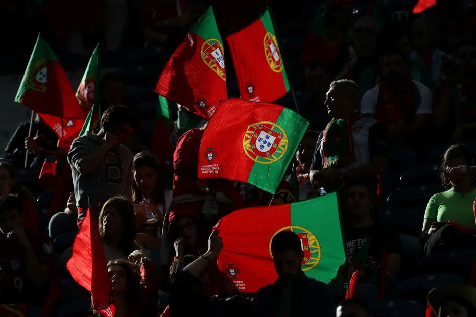 Adeptos nas bancadas do Dragão para o jogo Portugal-Holanda