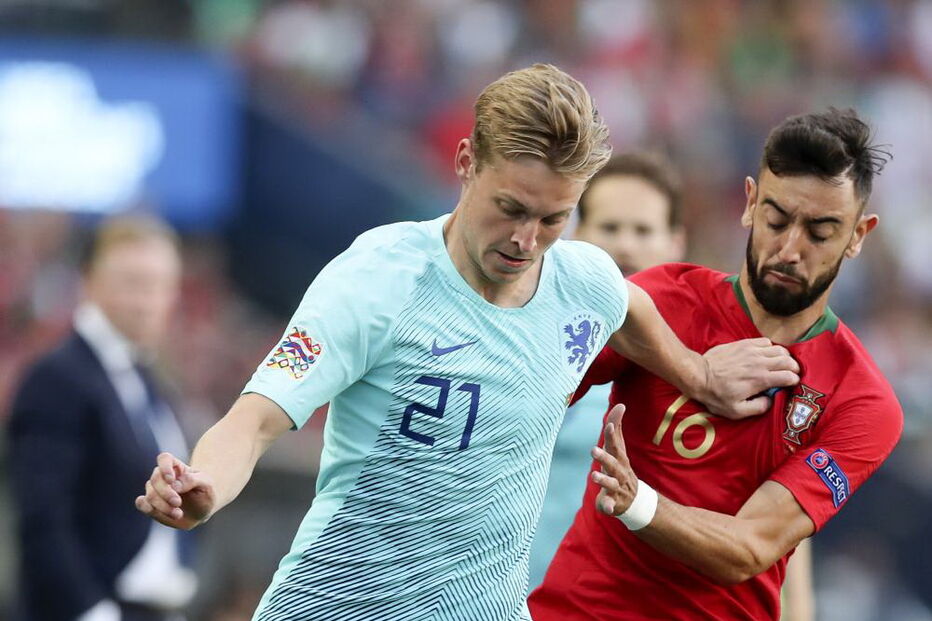 Momentos do jogo Portugal-Holanda na final da Liga das Nações