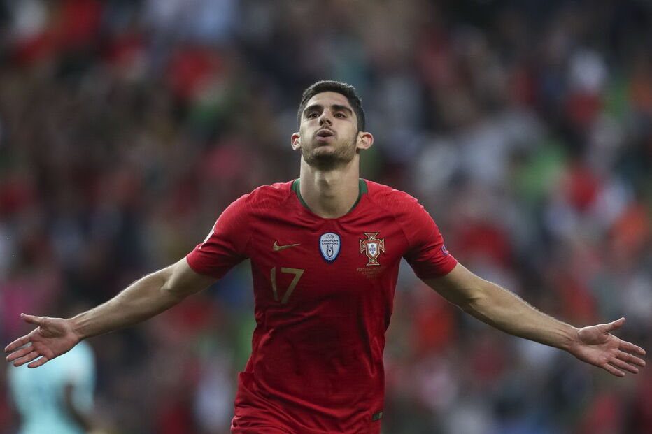 Gonçalo Guedes na final da Liga das Nações 