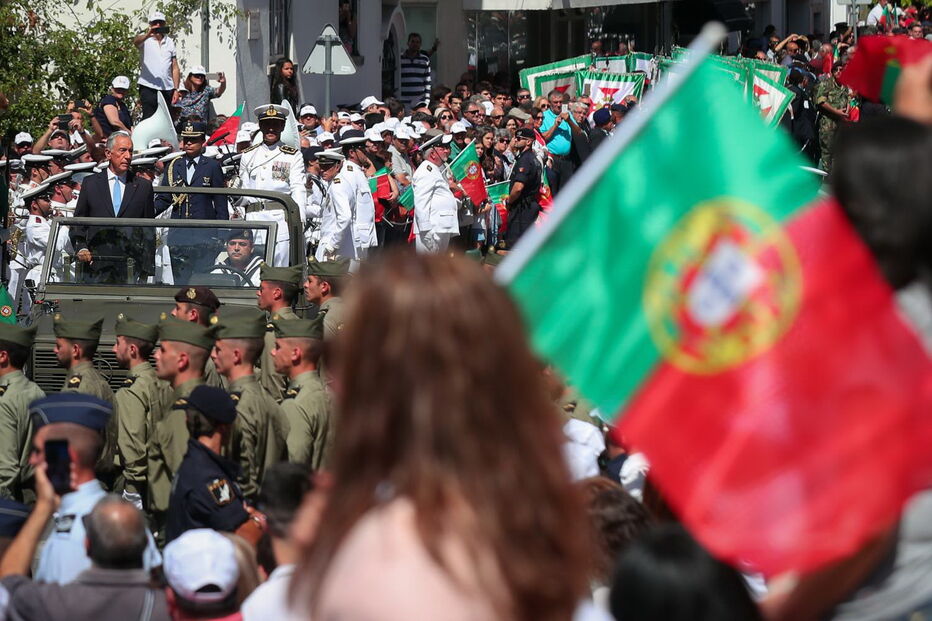 Marcelo Rebelo de Sousa nas comemorações do 10 de Junho em Portalegre