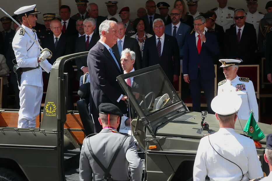 Marcelo Rebelo de Sousa nas comemorações do 10 de Junho em Portalegre