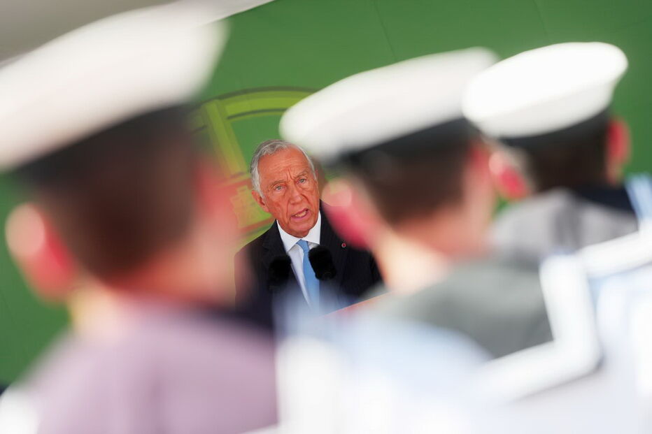 Marcelo Rebelo de Sousa nas comemorações do 10 de Junho em Portalegre