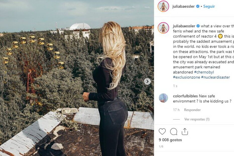 Chernobyl, a nova moda sinistra do Instagram