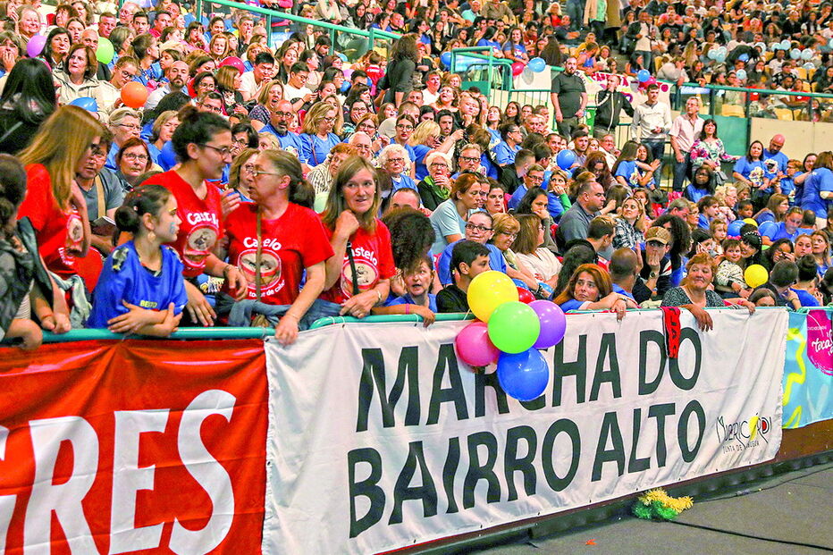 Claques dos bairros voltaram a marcar presença na Altice Arena
