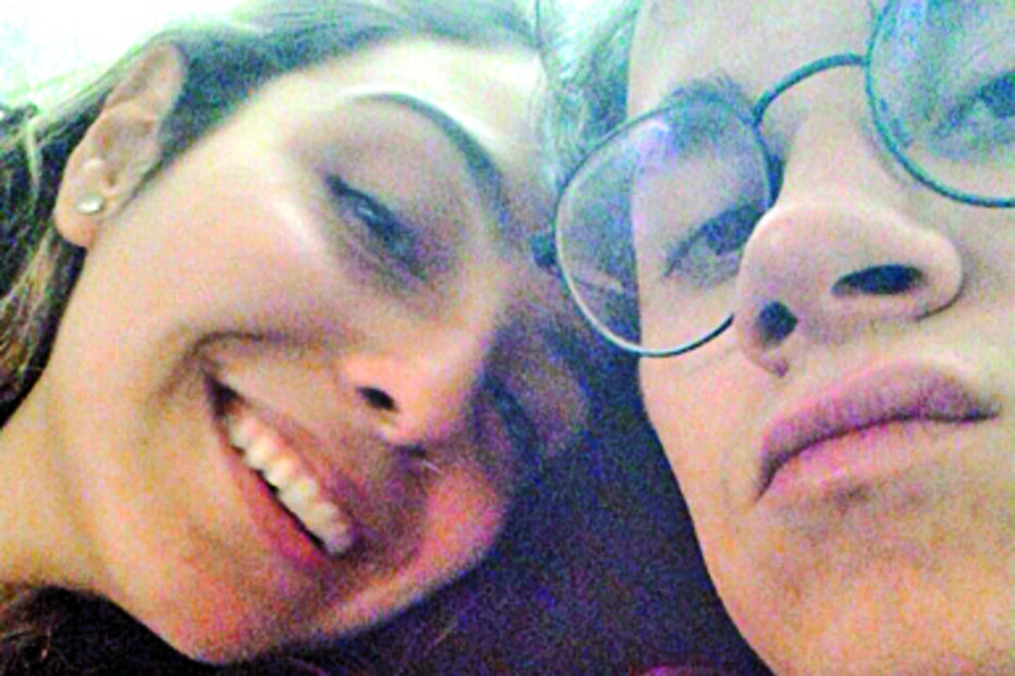 Rafael Miguel e a namorada