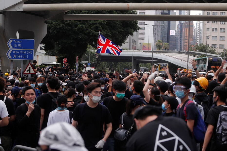 Tensão vivida em protestos em Hong Kong