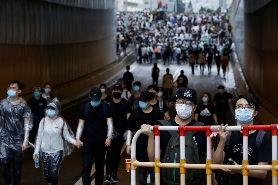 Tensão vivida em protestos em Hong Kong