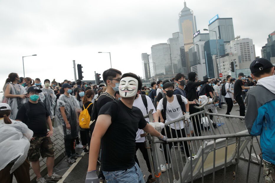 Tensão vivida em protestos em Hong Kong