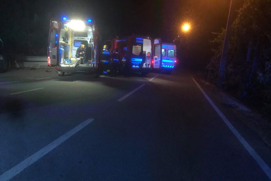 Colisão entre carro e mota faz seis feridos em Guimarães