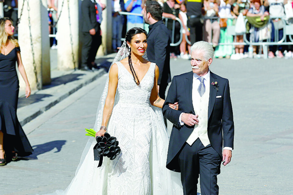 Pilar Rubio com o pai Manuel Rubio